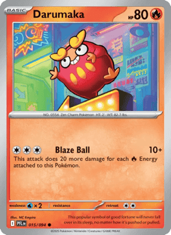 Carte Pokémon Darumarond #015 — Flammes Fantasmagoriques