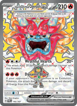 Carte Pokémon Ogerpon Masque du Fourneau-ex #192 — Mascarade Crépusculaire