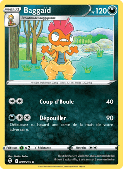 Carte Pokémon Baggaïd #99 — Évolution Céleste