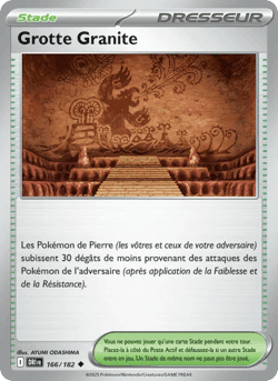 Carte Pokémon Grotte Granite #166 — Rivalités Destinées