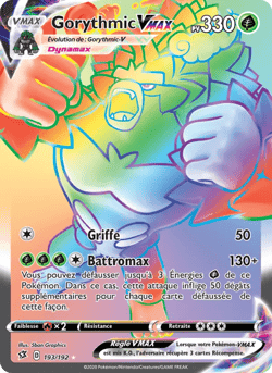 Carte Pokémon Gorythmic VMAX #193 — Clash des Rebelles