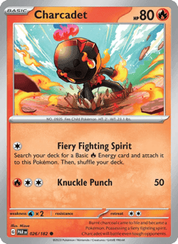 Carte Pokémon Charbambin #026 — Faille Paradoxe