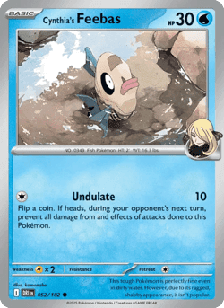 Carte Pokémon Barpau de Cynthia #052 — Rivalités Destinées