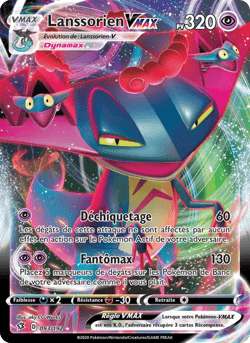 Carte Pokémon Lanssorien VMAX #93 — Clash des Rebelles