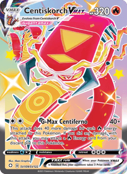 Carte Pokémon Scolocendre VMAX #SV109 — Destinées Radieuses
