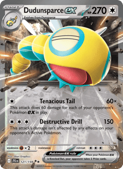 Carte Pokémon Deusolourdo-ex #121 — Aventures Ensemble