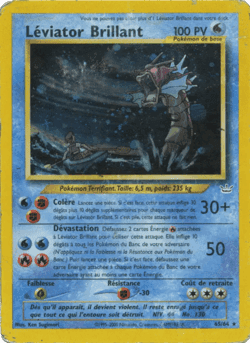 Carte Pokémon Léviator Brillant #65 — Neo Revelation