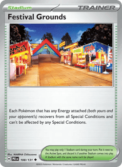 Carte Pokémon Lieu de la Fête #108 — Évolutions Prismatiques