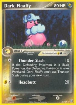 Carte Pokémon Dark Flaaffy #33 — EX Team Rocket Returns