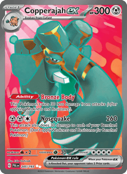 Carte Pokémon Pachyradjah-ex #245 — Évolutions à Paldea