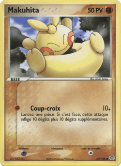 Carte Pokémon Makuhita #54 — Émeraude