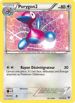 Carte Pokémon Porygon2 #73 — Explosion Plasma