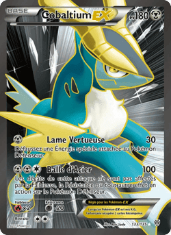 Carte Pokémon Cobaltium-EX #133 — Tempête Plasma