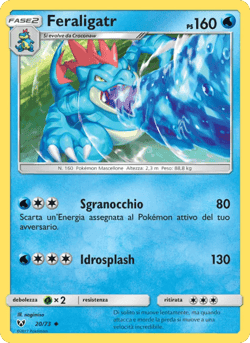 Carte Pokémon Aligatueur #20 — Légendes Brillantes
