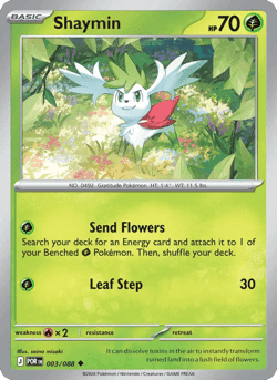Carte Pokémon Shaymin #003 — Équilibre Parfait