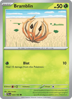 Carte Pokémon Virovent #023 — Évolutions à Paldea
