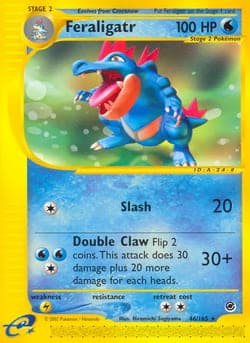 Carte Pokémon Aligatueur #46 — Expédition