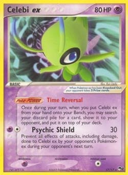 Carte Pokémon Celebi ex #17 — POP 2