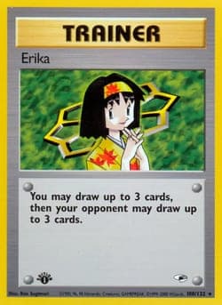 Carte Pokémon Erika #100 — Gym Heroes