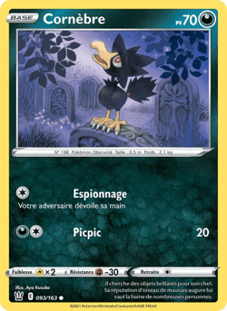 Carte Pokémon Cornèbre #93 — Styles de Combat