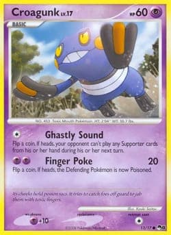 Carte Pokémon Croagunk #13 — POP 8