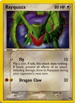 Carte Pokémon Rayquaza #3 — POP 1