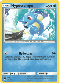 Carte Pokémon Hypotrempe #15 — 2019 Promo McDonald's
