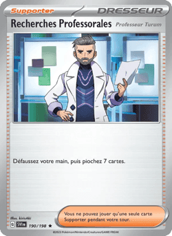 Carte Pokémon Recherches Professorales #190 — Écarlate et Violet