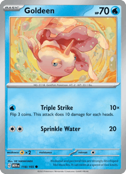Carte Pokémon Poissirène #118 — Pokémon 151