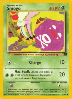 Carte Pokémon Smogo #58 — Team Rocket