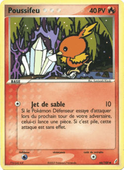 Carte Pokémon Poussifeu #66 — Gardiens de Cristal