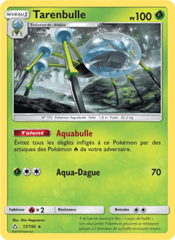 Carte Pokémon Tarenbulle #17 — Ultra-Prisme