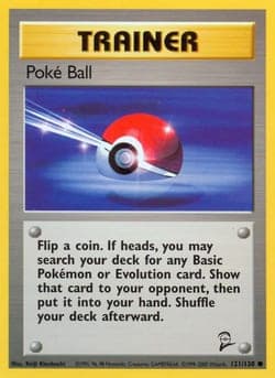 Carte Pokémon Poké Ball #121 — Base Set 2