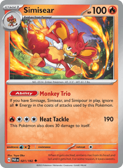 Carte Pokémon Flamoutan #021 — Faille Paradoxe