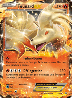 Carte Pokémon Feunard-EX #13 — Générations