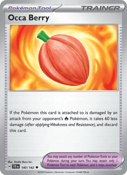 Carte Pokémon Baie Chocco #140 — Couronne Stellaire