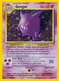 Carte Pokémon Gengar #11 — Legendary Collection