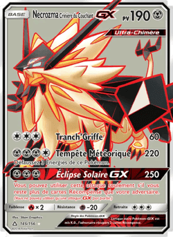 Carte Pokémon Necrozma Crinière du Couchant GX #145 — Ultra-Prisme