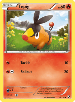 Carte Pokémon Gruikui #15 — Noir & Blanc