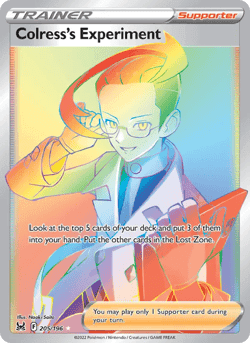 Carte Pokémon Expérience de Nikolaï #205 — Origine Perdue
