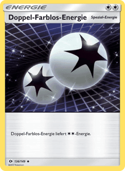 Carte Pokémon Double Énergie Incolore #136 — Soleil et Lune