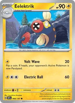 Carte Pokémon Lampéroie #068 — Flammes Obsidiennes