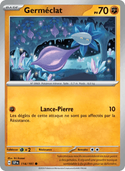 Carte Pokémon Germéclat #114 — Étincelles Déferlantes