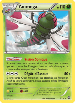Carte Pokémon Yanmega #7 — Offensive Vapeur