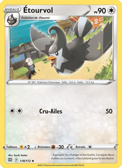Carte Pokémon Étourvol #118 — Stars Étincelantes