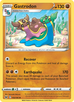Carte Pokémon Tritosor #102 — Origine Perdue