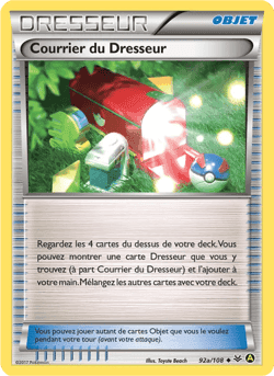Carte Pokémon Courrier du Dresseur #92a — Ciel Rugissant