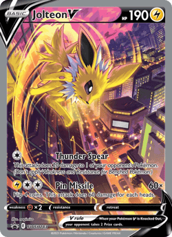 Carte Pokémon Voltali V #SWSH183 — Promos Épée et Bouclier