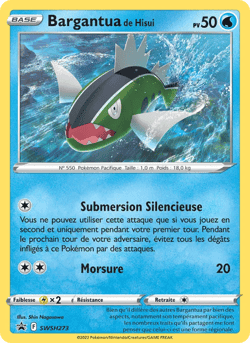 Carte Pokémon Bargantua de Hisui #SWSH273 — Promos Épée et Bouclier