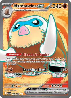 Carte Pokémon Mammochon-ex #174 — Aventures Ensemble